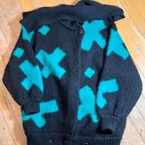 Vintage 80s pge wool mohair